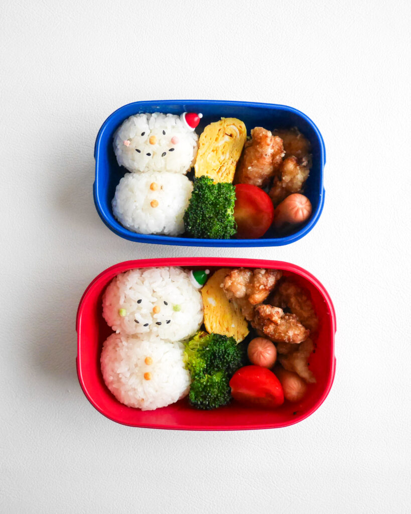 雪だるま弁当